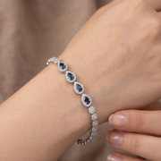 Celestial Chakra 925 Sterling Silver Bracelet With Adjustable Length
